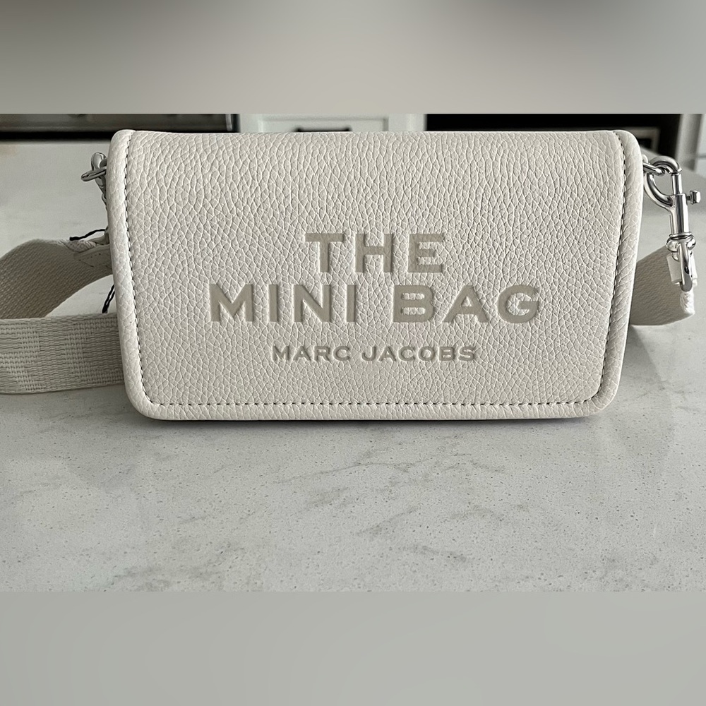New Marc Jacobs Mini Bag in Cream Cotton